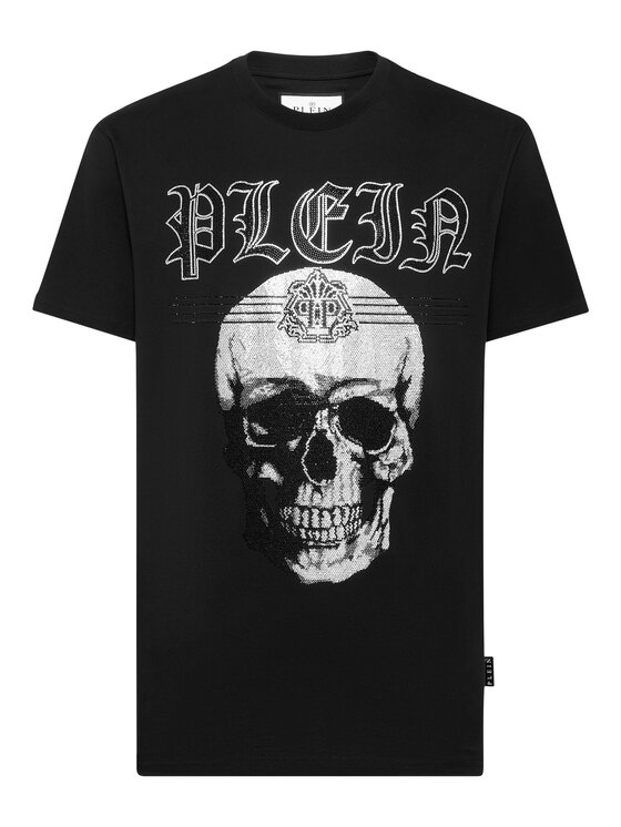 PHILIPP PLEIN PHILIPP PLEIN T-Shirt 9829 Czarny Regular Fit