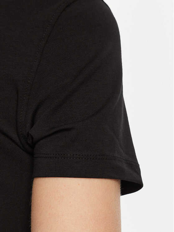 Guess Guess T-Shirt W5RI03 J1314 Schwarz Regular Fit