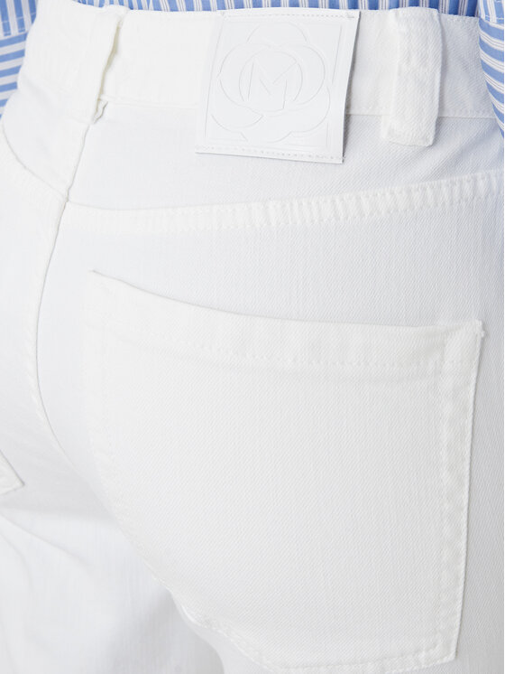 Marella Marella Džinsi Esodo 2613131034 Balts Flare Fit