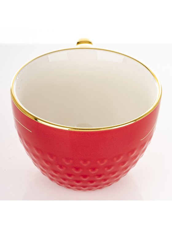 MIAhome MIAhome Filiżanka porcelanowa 500 ml LOVE Czerwony