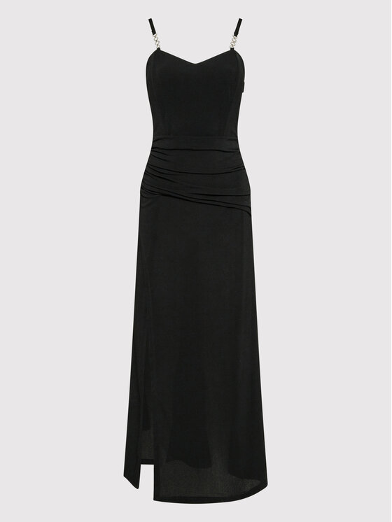 Rinascimento Rinascimento Kokteilikleit CFC0107443003 Must Slim Fit