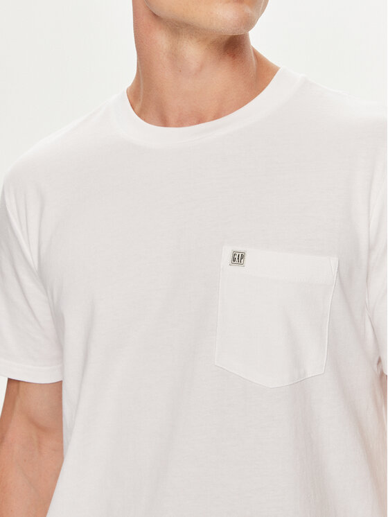 Gap Gap T-Shirt 857901-04 Bílá Regular Fit