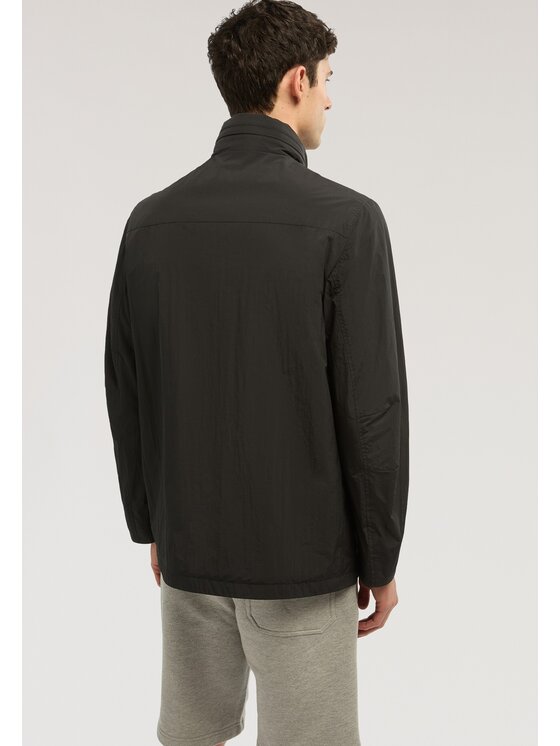 Trussardi Trussardi Płaszcz zimowy R007M000025N033 Czarny Regular Fit