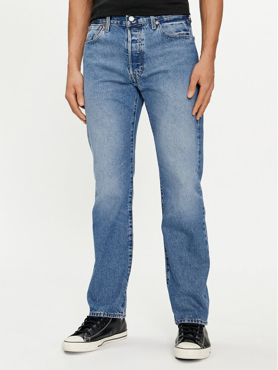Levi's® Levi's® Blugi 501® 00501-3504 Albastru Straight Fit