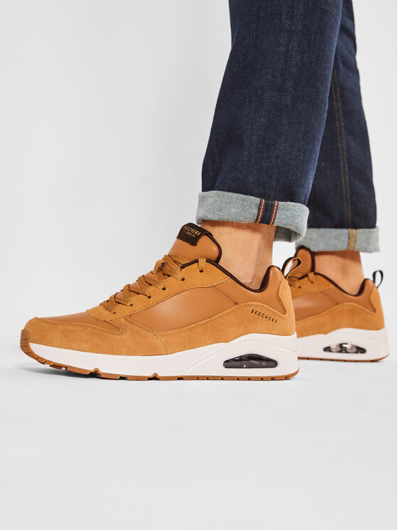 Skechers Skechers Sneakersy Uno-Stacre 52468/WSK Brązowy