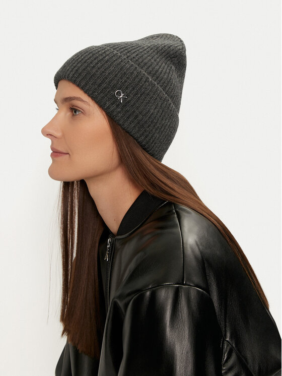 Calvin Klein Calvin Klein Шапка Chunky K60K612873 Сив