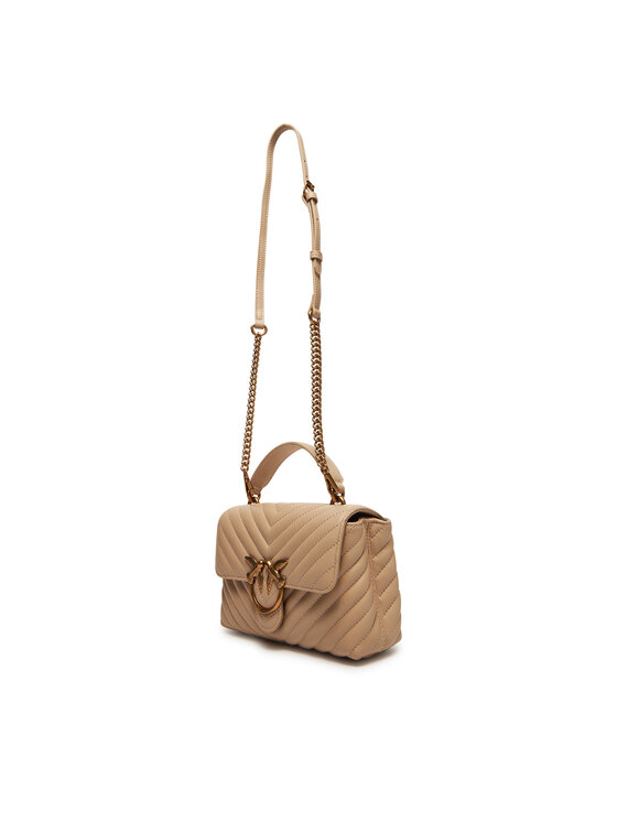 PINKO PINKO Torbica Love Lady Puff Mini Cl AI PE 25 PLTT 100044 A0GK Bež