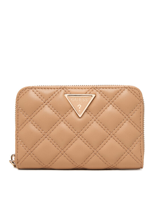 Guess Guess Didelė Moteriška Piniginė Giully II Sgl SWQG96 73140 Smėlio