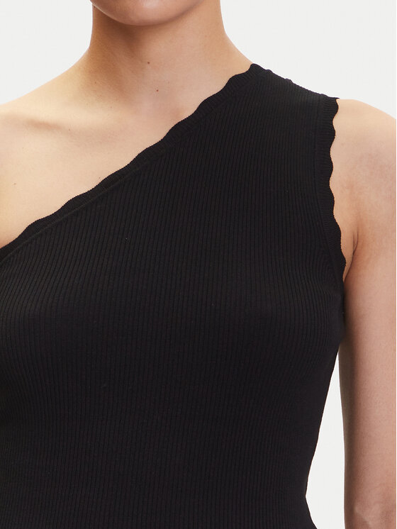 JDY JDY Топ Nanna 15351420 Чорний Slim Fit