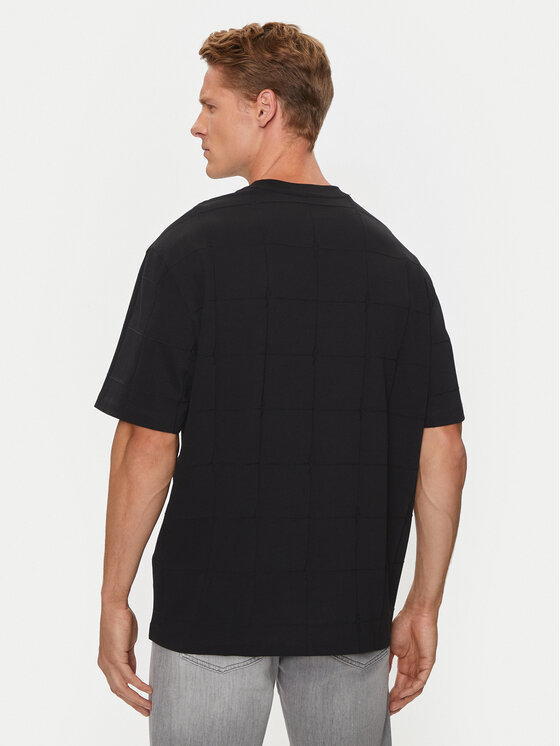 Armani Exchange Armani Exchange T-krekls 6DZTLK ZJ2ZZ 1200 Melns Regular Fit