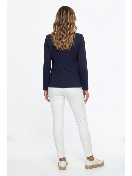 FIGL FIGL Marynarka M1339 Granatowy Fitted Fit