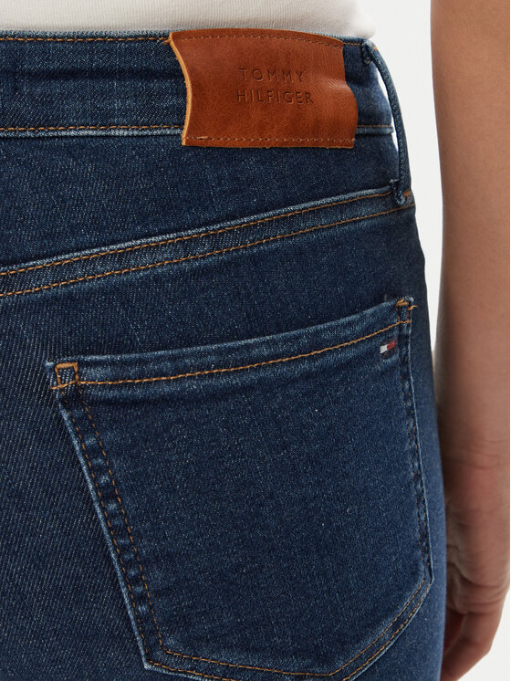 Tommy Hilfiger Tommy Hilfiger Blugi Como WW0WW43727 Bleumarin Skinny Fit