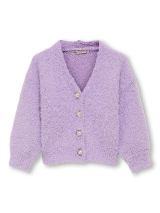 Kids ONLY Kids ONLY Kardigan 15306473 Ljubičasta Regular Fit