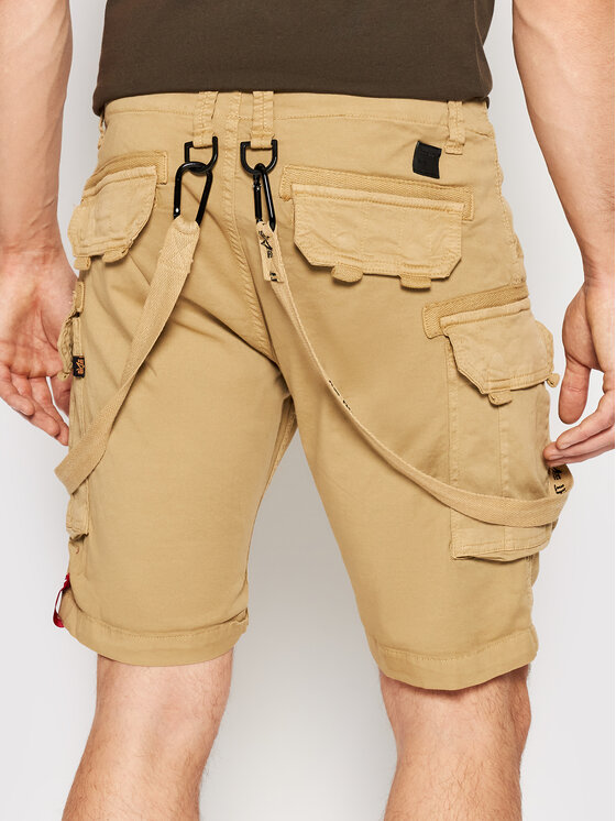 Alpha Industries Alpha Industries Stoffshorts Utility 116213 Braun Regular Fit