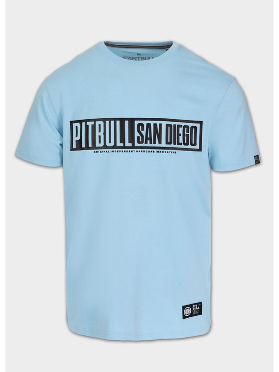 PITBULL PITBULL T-Shirt Koszulka męska EIGHTY NINE DOG XS Błękitny Regular Fit