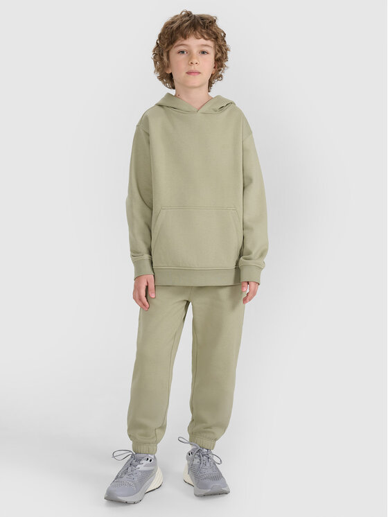 4F 4F Bluza BASIC+ Zielony jasny Oversize