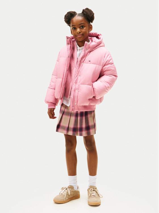 Tommy Hilfiger Tommy Hilfiger Ziemas jaka KG0KG08861 S Rozā Regular Fit