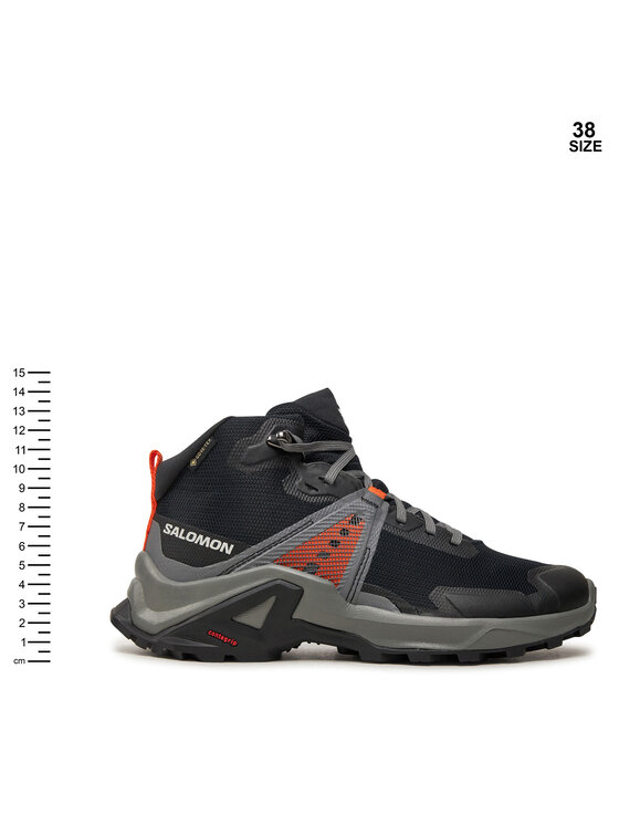 Salomon Salomon Trekking X Raise Mid Gore-Tex L47458000 Crna
