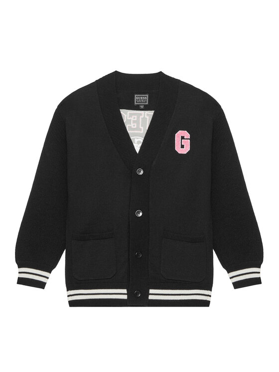 Guess Guess Кардиган J5YR11 Z3OF0 Черен Regular Fit