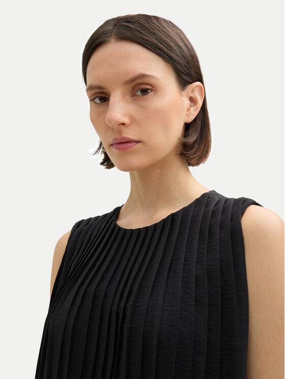 Tom Tailor Tom Tailor Bluză 1043223 Negru Regular Fit
