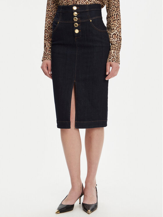Marciano Guess Marciano Guess Džínová sukně 5YGD13 7347A Tmavomodrá Regular Fit