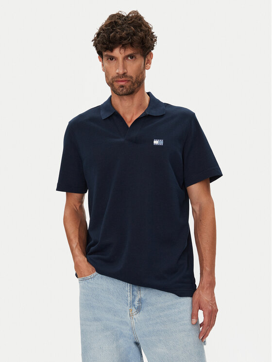 Tommy Jeans Tommy Jeans Polo Skipper DM0DM21657 Granatowy Regular Fit
