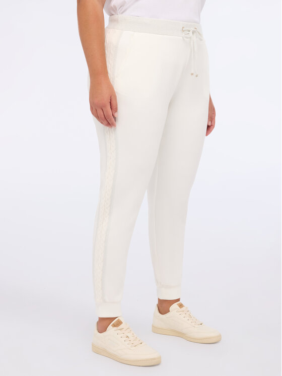 Fiorella Rubino Fiorella Rubino Pantaloni di tessuto P837L002231N011 Bianco Regular Fit