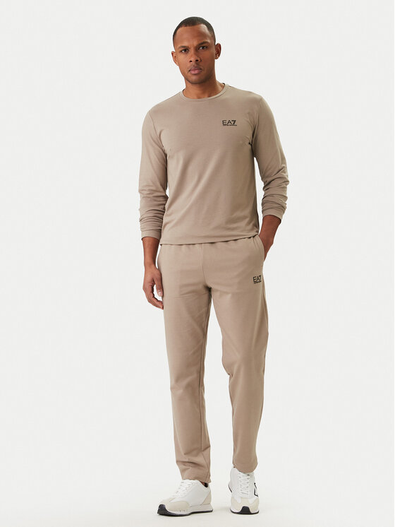 EA7 Emporio Armani EA7 Emporio Armani S dlouhým rukávem 8NPT28 PJVQZ U6167 Béžová Slim Fit