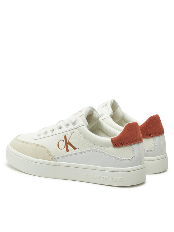 Calvin Klein Jeans Calvin Klein Jeans Superge Classic Cupsole Laceup Low Lth YW0YW01668 Bela
