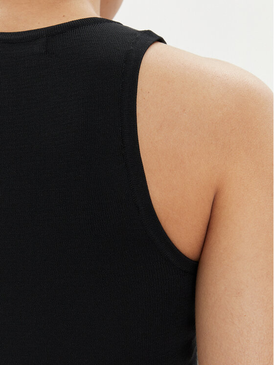Vero Moda Vero Moda Top Ginny 10300339 Czarny Slim Fit