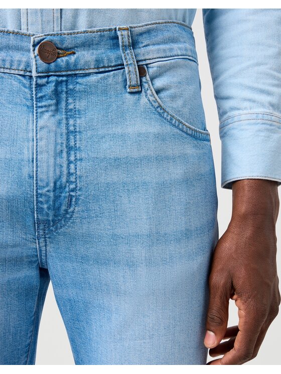 Wrangler Wrangler Jeansy Larston Niebieski Slim Fit