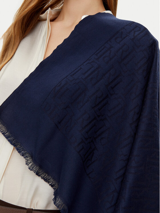 LAUREN RALPH LAUREN LAUREN RALPH LAUREN Szal 454937219001 Granatowy