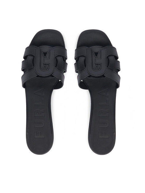 Furla Furla Παντόφλες Cilindro YL25CIL Y62000 AL O6000 Μαύρο