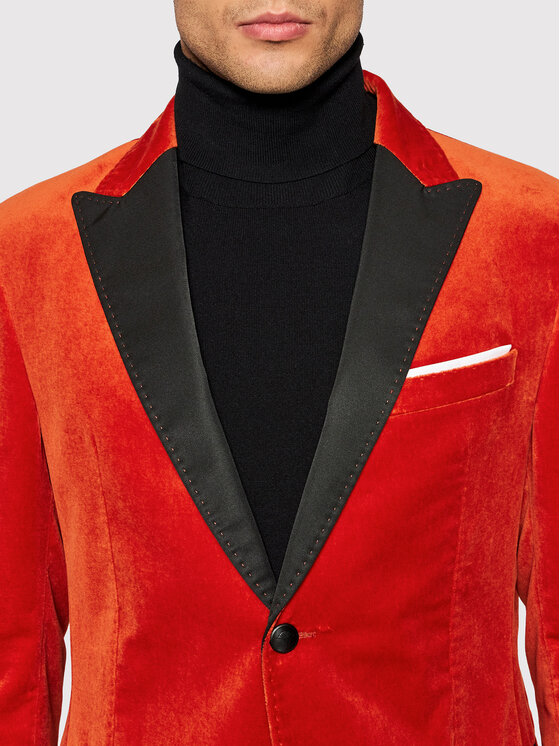 JOOP! JOOP! Švarkas Jb-34Hilarious 30025868 Oranžinė Slim Fit