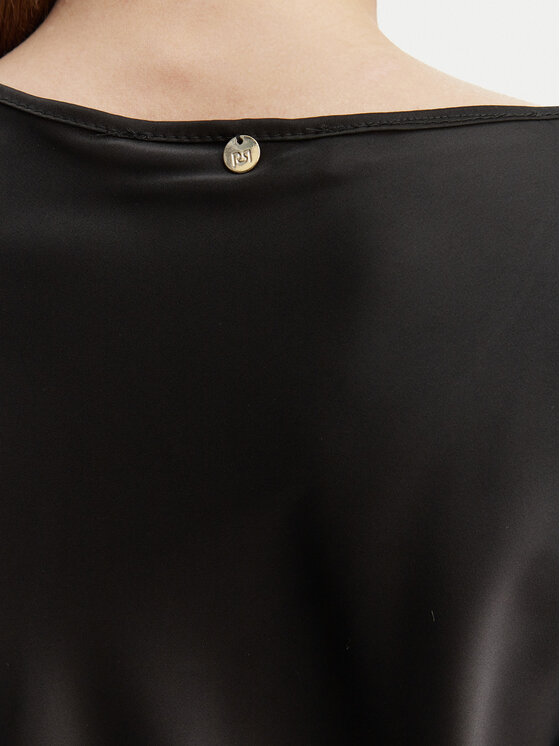 Rinascimento Rinascimento Μπλουζάκι CFC0127631003 Μαύρο Regular Fit