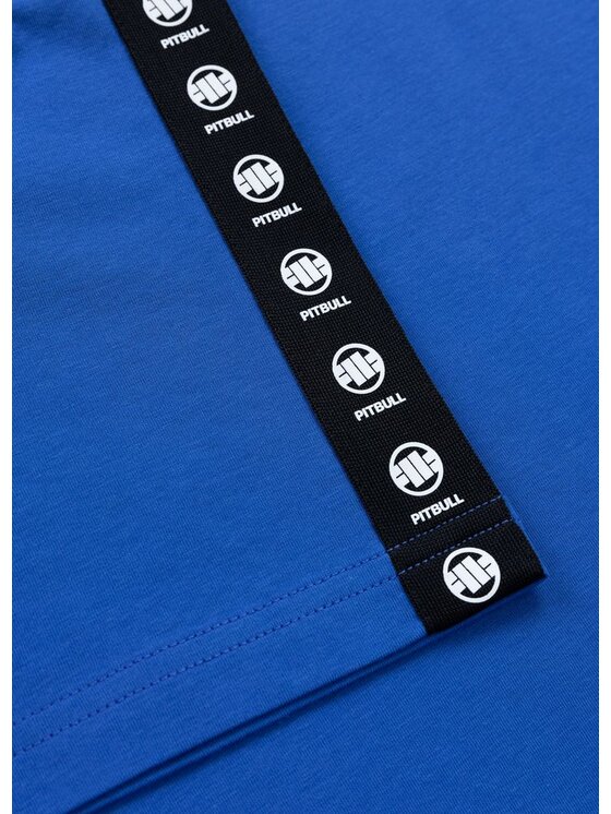 PITBULL PITBULL T-Shirt Koszulka męska TAPE NUGGET M Niebieski Regular Fit