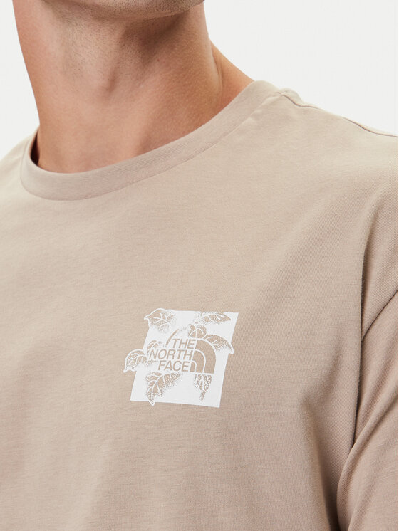 The North Face The North Face T-Shirt Connect NF0A8E3Y Beżowy Relaxed Fit