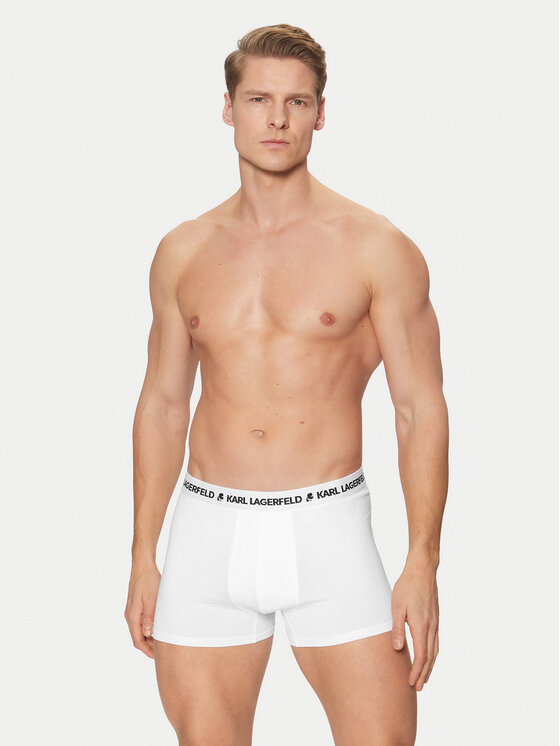 KARL LAGERFELD KARL LAGERFELD Set di 3 boxer A1M47151 Bianco