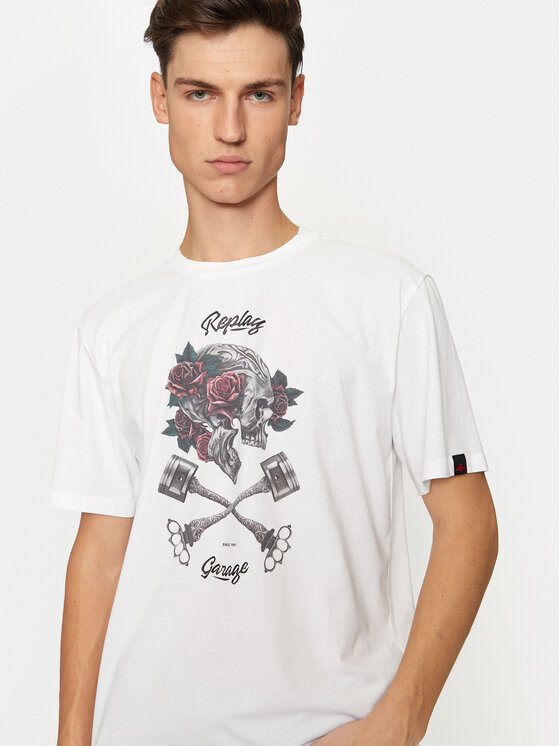 REPLAY REPLAY Тишърт M6954 .000.23740P Бял Regular Fit