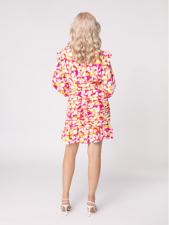 LAURELLA LAURELLA Sukienka letnia Laurella 4VA019551 Różowy Regular Fit
