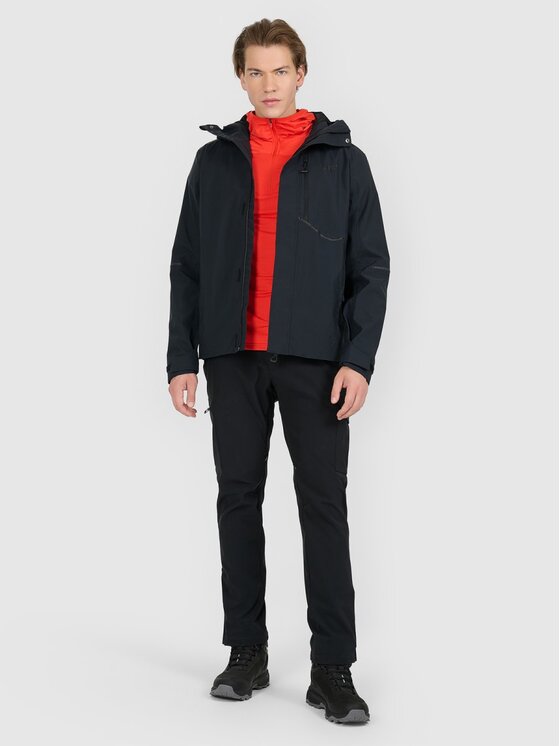 4F 4F Giacca outdoor 4FRAW25TTJAM1045-20S Nero Regular Fit