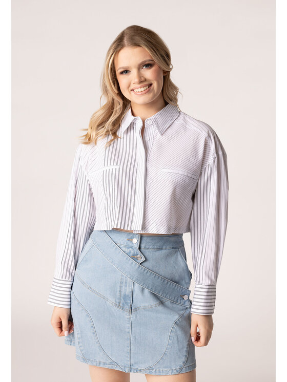 LAURELLA LAURELLA Sukně 7UL003 Modrá Regular Fit
