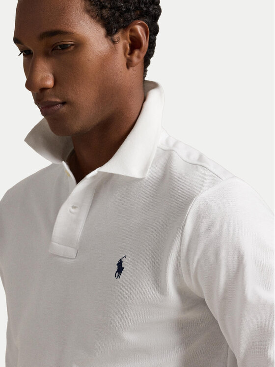 Polo Ralph Lauren Polo Ralph Lauren Polo 710680790001 Biały Custom Slim Fit