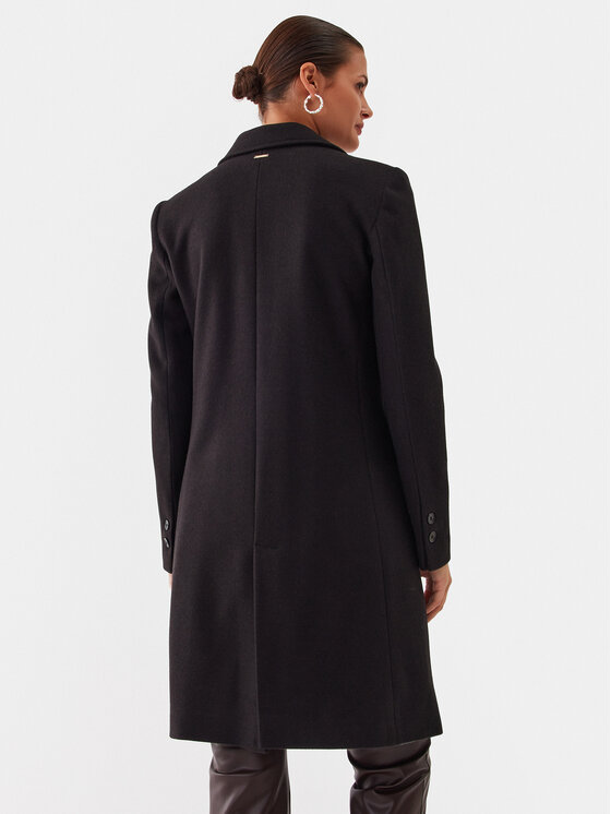 Liu Jo Liu Jo Cappotto di transizione MF3104 T4612 Nero Regular Fit