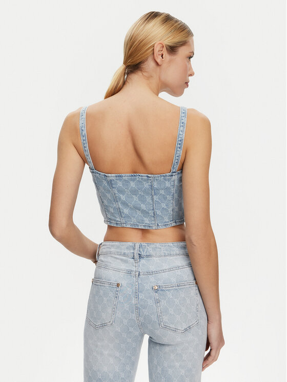 Gaudi Gaudi Marškinėliai 511BD46001 Mėlyna Slim Fit