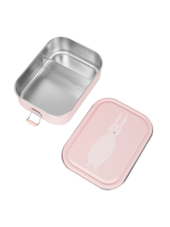 Trixie Baby Trixie Baby Lunchbox Duży stalowy lunch box - Królik Różowy