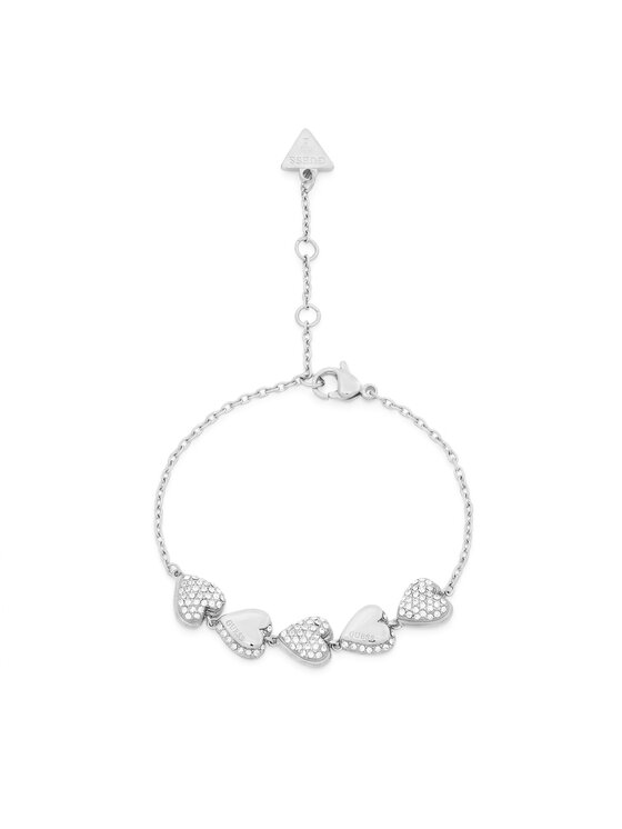 Guess Guess Náramek JUBB06 071JW Stříbrná