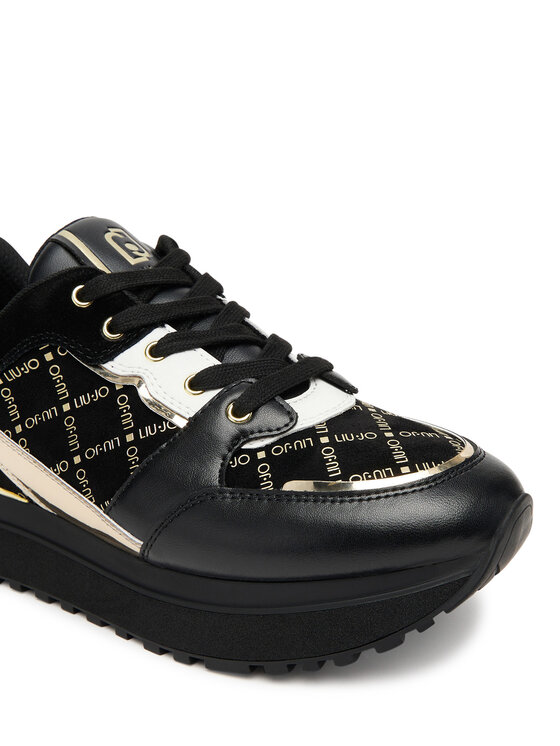 Liu Jo Liu Jo Sneakersy Maxi Wonder 91 BF5005 PX681 Černá