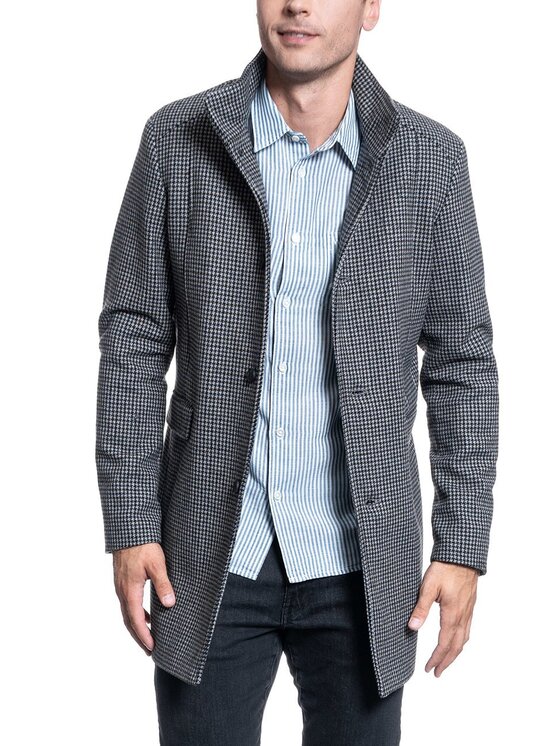Selected Selected Cappotto SLHMOSTO WOOL COAT Grigio Regular Fit
