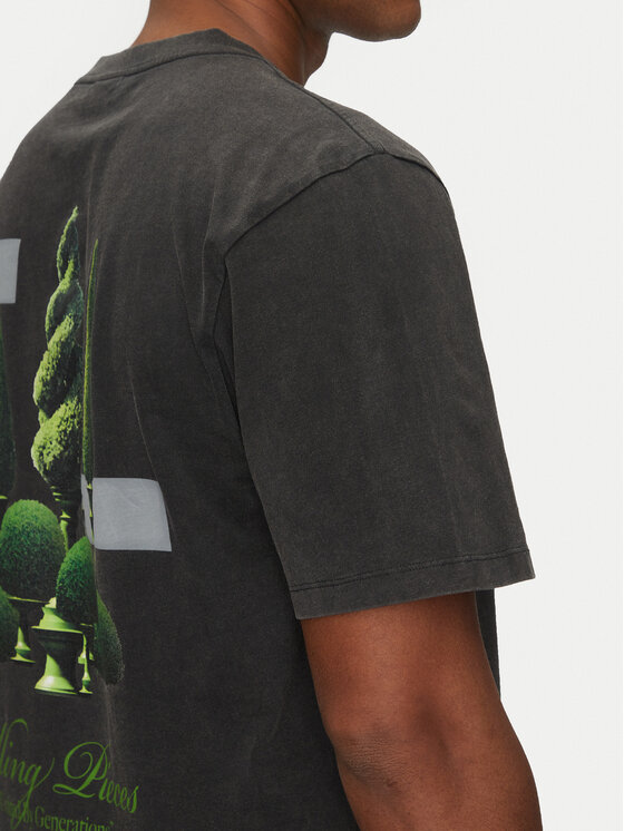 Filling Pieces Filling Pieces Тишърт Unisex Topiary 7449984 Сив Regular Fit